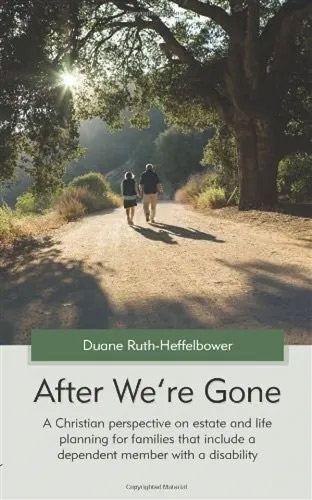 book cover of after we're gone with a photo of two people walking away from the camera down a gravel road lined with trees
